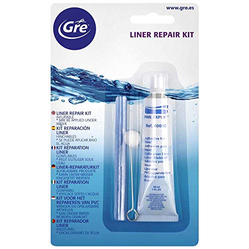 Gre 40080 - Kit de Reparación para Liner de Piscina, Blanco, Talla única