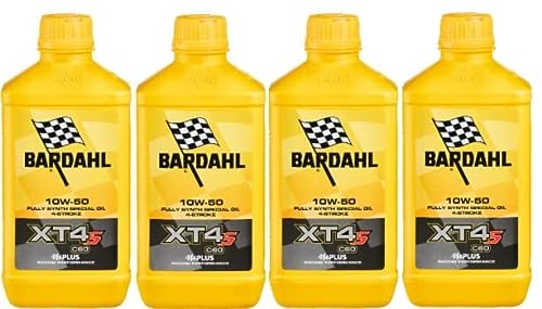 Bardahl XT4-S C60 10W50 - Aceite para moto sintético Racing XT4S