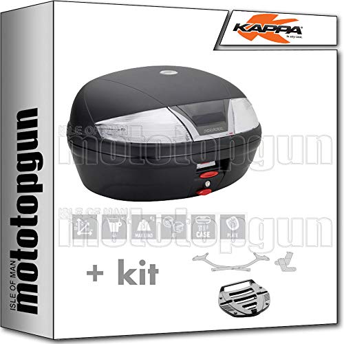 KAPPA MALETA K46NT 46 LT + PORTAEQUIPAJE MONOLOCK COMPATIBLE CON BMW F 650 GS 2003 03