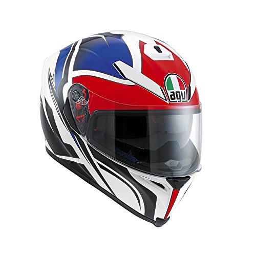 AGV 0041A2F0_001 Motorradhelm K-5 E2205 Multi, roadracer/white/Rot/Blau, XL