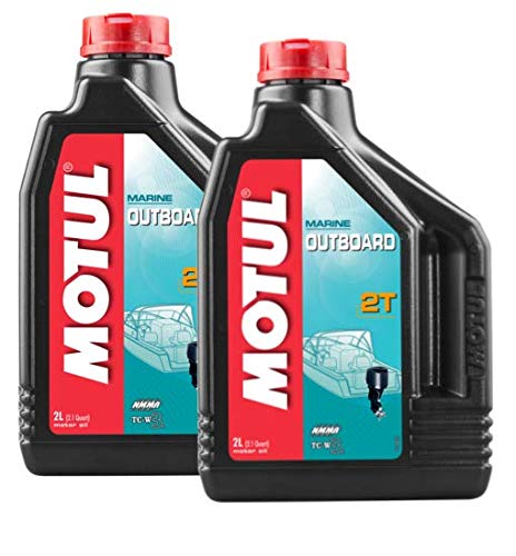 Lubricantes para motor 2 Tiempos Fuera Borda Mineral - Motul Outboard 2T, Pack 4 litros