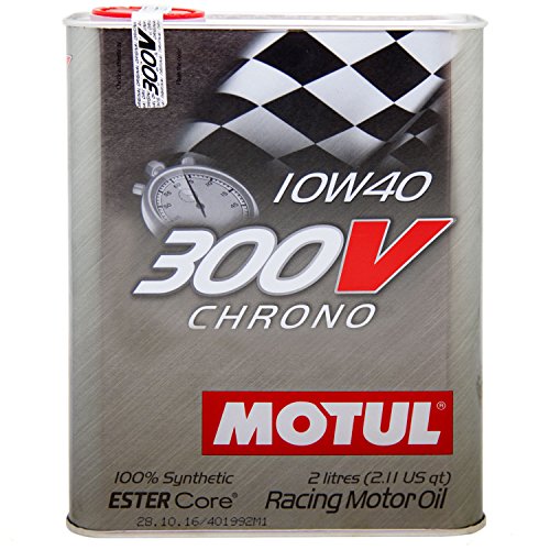 MOTUL 104243 300V Chrono IOW40 - Aceite de motor 100% sintético Ester Core, 2L