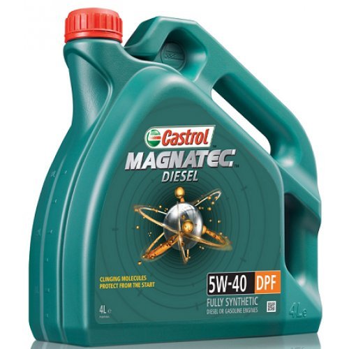 Castrol Magnatec 5W-40 DPF - Aceite para motor totalmente sintético para motores diésel, 4 l