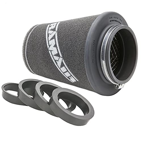 Ramair Filters CC-296-UNI - Filtro de aire universal con anillos reductores