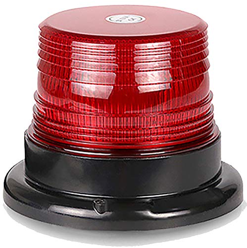 Luces De Emergencia Para Techo De Coche 6W 12-24V Luz Estroboscópica LED Luz De Advertencia Impermeable Baliza De Peligro, Baliza Luz De Emergencia Para Camión De Coche,Rojo