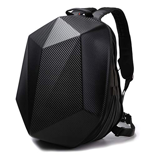 SHIJIANX Mochila De Motocicleta,Mochila Moto Impermeable,Rígida,Gran Capacidad, Expandible,Bolsa Porta-Casco Motorista,Correa Casco, Antirrobo.para Deportes,Formación,Senderismo,Viajes