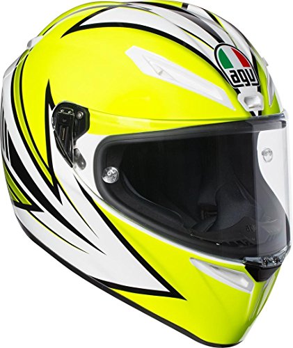 AGV Moto Casco Veloce S E2205 Multi plk, Vitali 2016 Amarillo/Blanco, tamaño MS