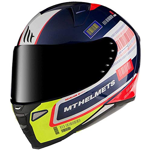 MT HELMETS REVENGE 2 RS A0 AZUL PERLA BRILLO