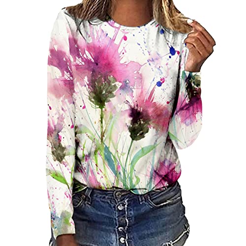 riou Blusa Mujer Otoño Elegante 2023 Baratas Bloque de Color Moda Camisa de Oficina Cuello en v Camiseta Chicas Adolescentes Cómodo Bonita Tops Fiesta T-Shirt Original