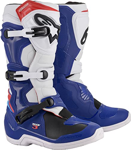 TECH 3 Off-Road Motocross Boot BLUE/WHITE/RED (8)