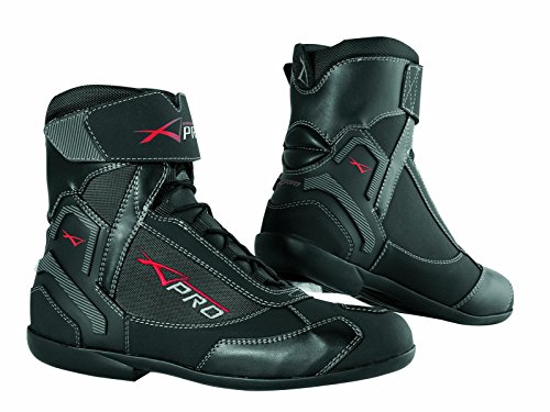 Botas Impermeable Sport Touring Moto Boots Zapato Maxi Scooters A-Pro Negro 40