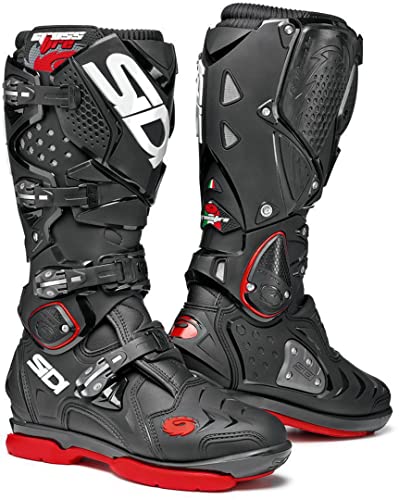 Sidi Crossfire 2 SM Botas de motocross (Black/White/Red,46)