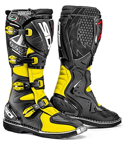 SIDI AGUEDA - Botas color amarillo flúor negro 40