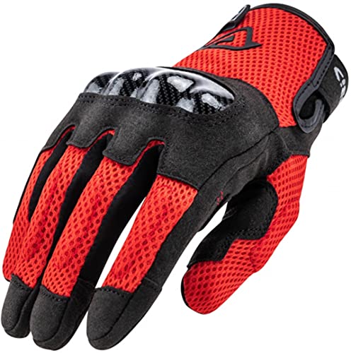 ACERBIS Ramsey My Vented Guantes de Motocicleta (Red,XL)