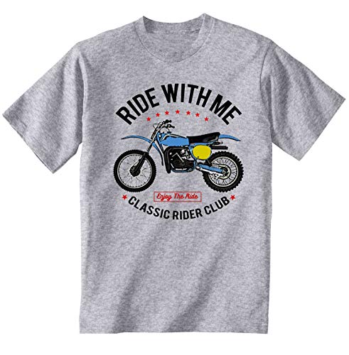 Teesandengines Bultaco pursang mkii 370 Ride with me Camiseta Gris para Hombre de Algodon Size XXXXXLarge