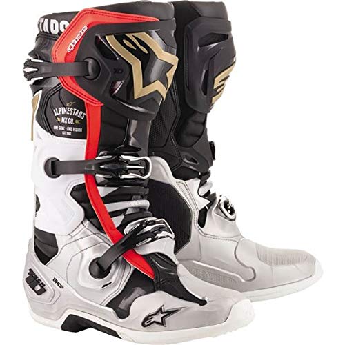 Alpinestars Tech botas de 10 Soles Thru 2008 – 7/8, color negro