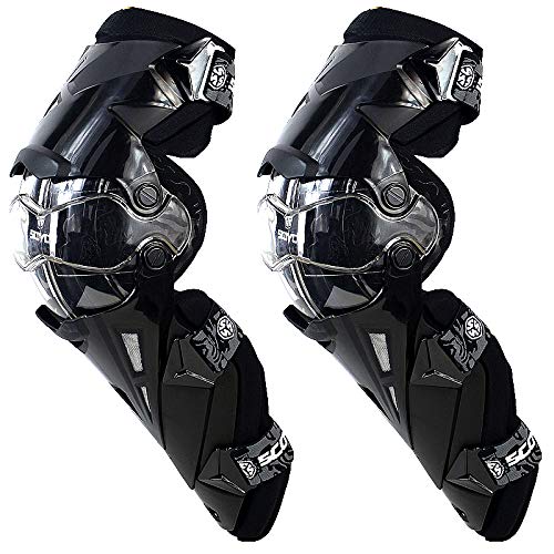 Scoyco 2 unids motocicleta rodilleras engranaje rodilla protector PP PE Shell motocross rodilla protectores moto Racing protección armadura para moto ATV BMX bicicleta skate monopatín