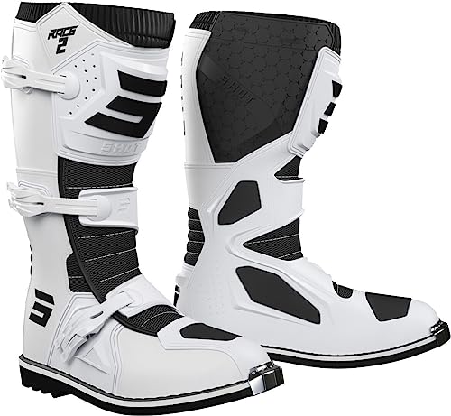 SHOT, par de botas de moto cross RACE 2 WHITE, 43