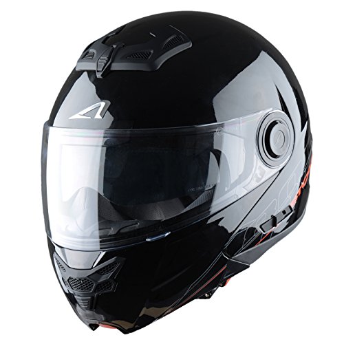 Astone Helmets RT800 - Casco modular (negro), talla XS