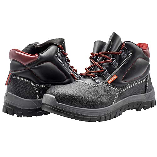 Bellota 7230044S3 - Botas de Seguridad Classic de Hombre y Mujer (Talla 44) de Piel Hidrofugada con Forro Acolchado Transpirable