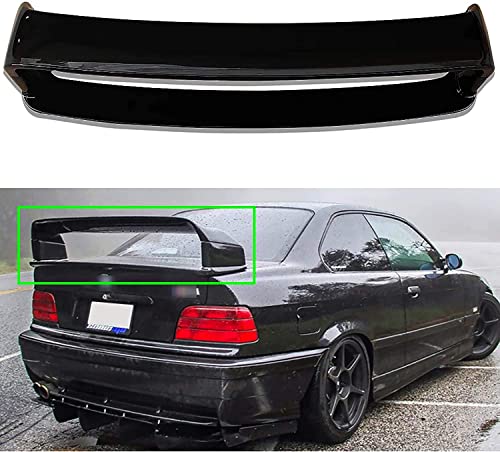 Coche Alerón Trasero para BMW E36 Series 3 Coupe M3 GT Style 1990-2002 | Alerón Trasero Maletero del Coche Alerón Parabrisas Techo Solapa Portón Trasero