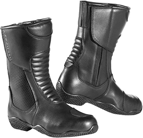 Bogotto Zora impermeable Señoras Botas de Motocicleta (Black,36)