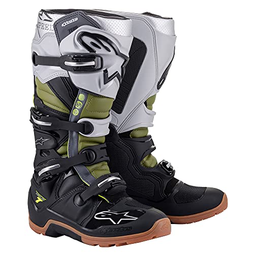 Alpinestars, Botas Tech 7 Enduro Hombre, multicolor, 40.5 EU