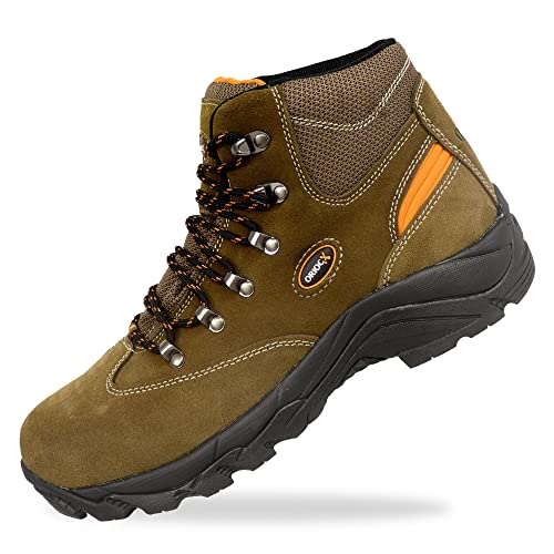 Oriocx Ezcaray - Botas de trekking y senderismo resistentes al agua, ligeras y cómodas - Hombre - Taupe Talla 43