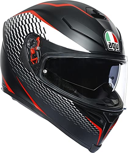 AGV Casco K5 S Multi MPLK Thunder Matt Black/White/Red XL