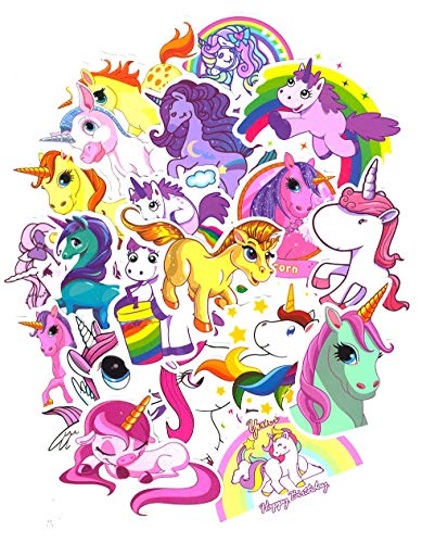 SetProducts Top Pegatinas! Juego de 30 Pegatinas de Unicornio Unicorns Vinilos - No Vulgares - Fashion, Estilo, Bomba - Personalización Portátil, Equipaje, Motocicleta, Bicicleta, Moto.