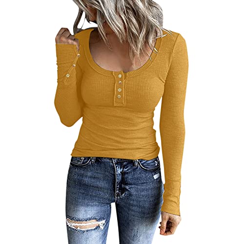 riou Blusa Mujer Otoño Elegante 2023 Baratas Patchwork Blusa Moda Casual Cuello en V Basica Camiseta Chicas Adolescentes Fiesta Cómodo Sudadera Jersey Shirt Regalo