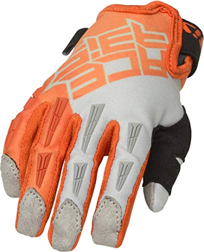 ACERBIS 0024281.207.064 CE MX X-K Guantes para niños de Moto Gri/Naranja M, Unisex-Adult