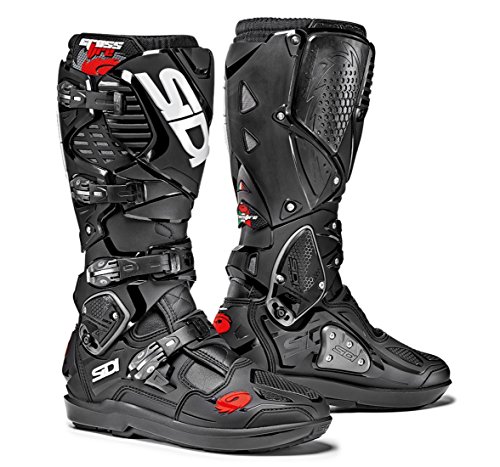 Sidi Crossfire 3 Srs 52380-42-102 Botas Moto, Hombre, 42 EU, Negro