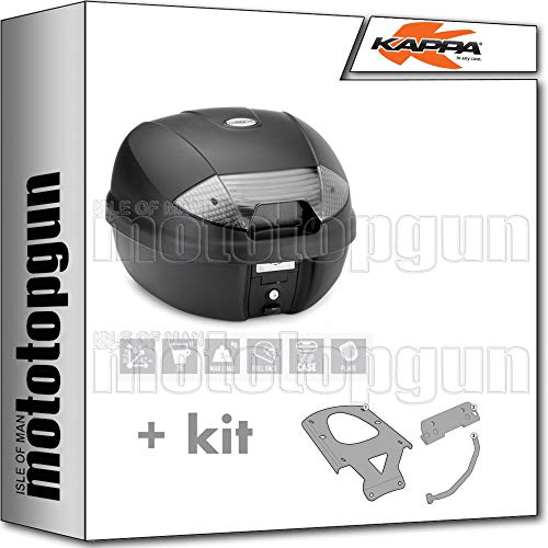 KAPPA MALETA K30NT 30 LT + PORTAEQUIPAJE MONOLOCK COMPATIBLE CON SYM JET 14 125 200 2017 17 2018 18