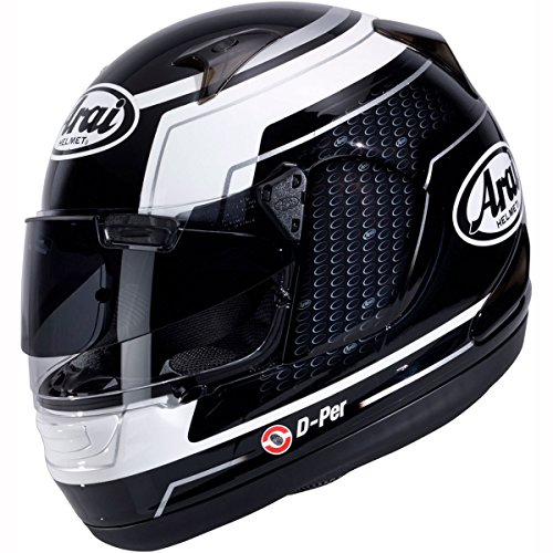 ARAI Auriculares Quantum Pro Team St, color negro y blanco