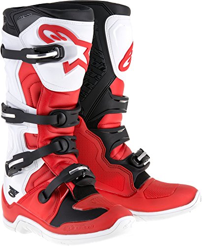 Alpinestars Tech 5 Boots-Red/White/Black-9