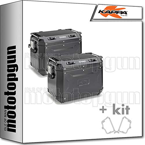 kappa maletas laterales kfr48bpack2 k?force 48 lt + portamaletas laterales monokey cam side compatible con bmw r 1200 gs adventure 2012 12