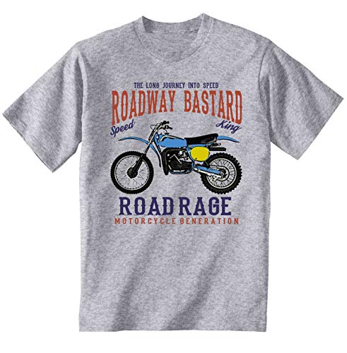 Teesandengines Bultaco pursang mkii 370 Road Rage Camiseta Gris para Hombre de Algodon Size Xlarge