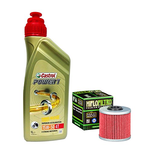 Kit de revisión Castrol Power 1 15W50 filtro de aceite Kymco People GTi 125