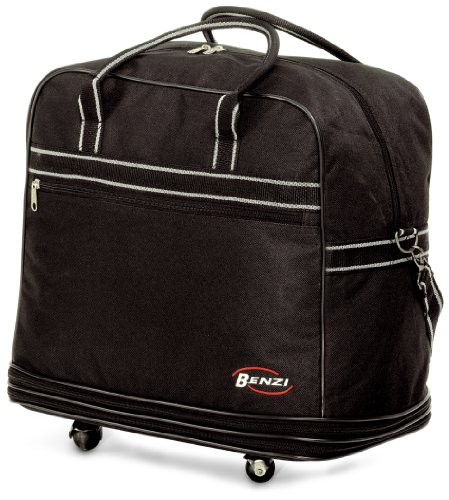 BENZI BOLSO DE VIAJE CON RUEDAS EXTENSIBLE DE 41 CM (Negro)