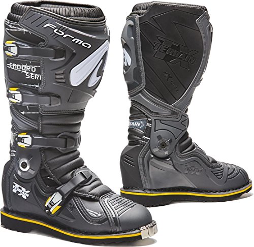 Forma - Botas para moto - Ideal para Enduro - Homologación CE - Color/antracita/negro