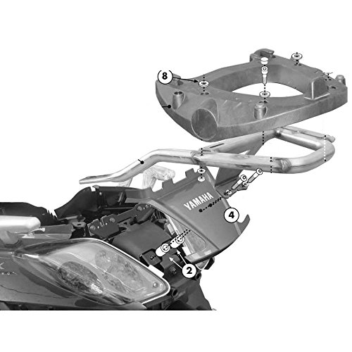 Givi KR355 Portaequipajes para Monokey Baúl para Yamaha X-MAX 125-250, MBK Skycruiser 125 05 > 09