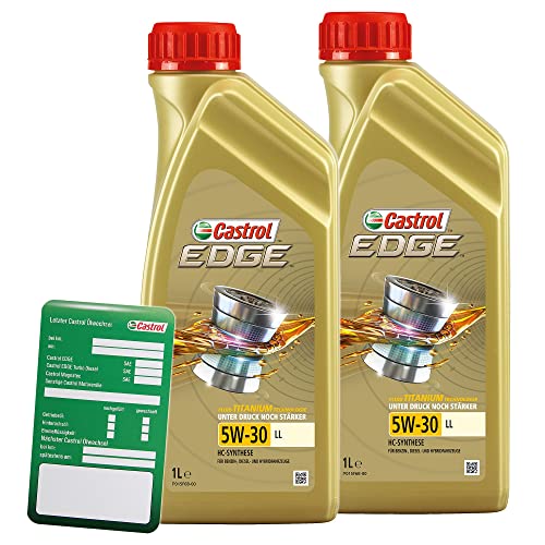 2 x 1 l Castrol Edge Titanium fsttm 5 W de 30 LL Motor de aceite motores de aceite 31790299