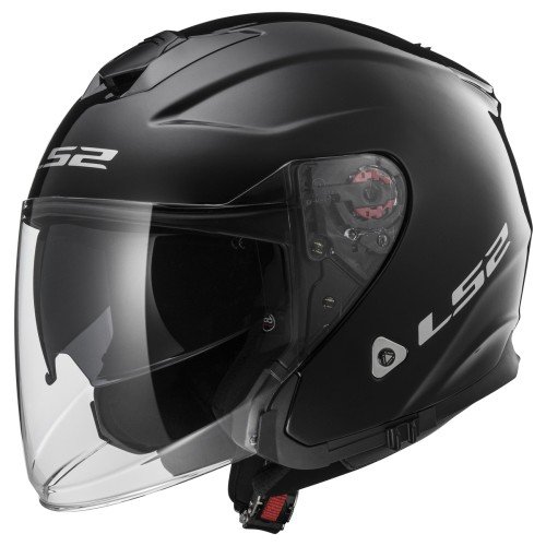 LS2 305211011XL OF521 Casco Infinity Solid, Color Negro Mate, Tamaño XL