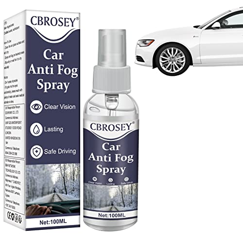 SCOBUTY Spray Antivaho,Spray Antivaho Coche,Anti Fog Spray,Spray Antivaho Parabrisas,para Ventanas de Coche,Parabrisas, Espejos Retrovisores,Cascos de Moto,100 ml