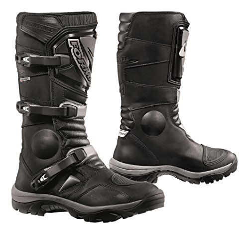 Forma WP Botas de Moto con Homologación de Tipo CE, Negro, 48