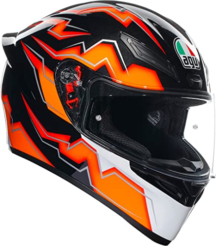 AGV K-1 S Kripton Casco (Black/Orange,XL (61/62))