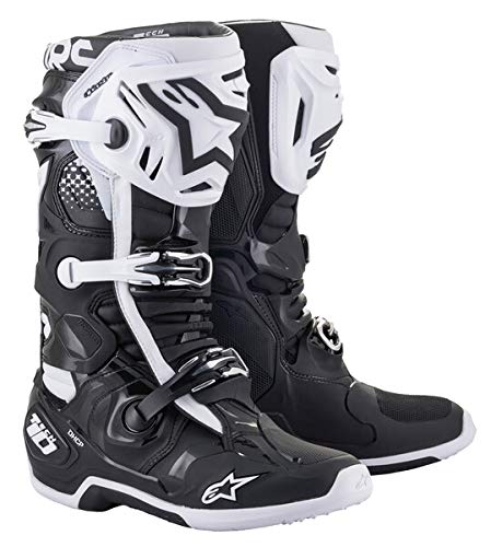 boty TECH 10 2021, ALPINESTARS (černá/bílá, vel.44,5)