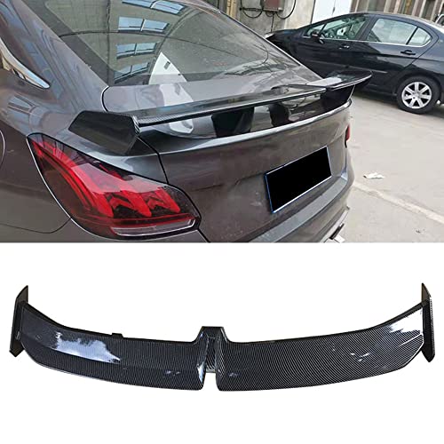 SABIB Alerón para Maletero para Maserati Ghibli GranTurismo,Alerón Trasero del Coche ala Trasera Accesorios Carrocería Spoiler para Sedan,A/Carbonfiberlook