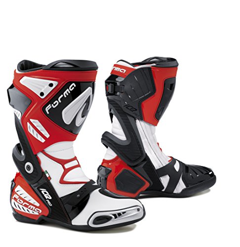 FORMA Botas Moto Ice Pro Homologado CE, Rojo, 42